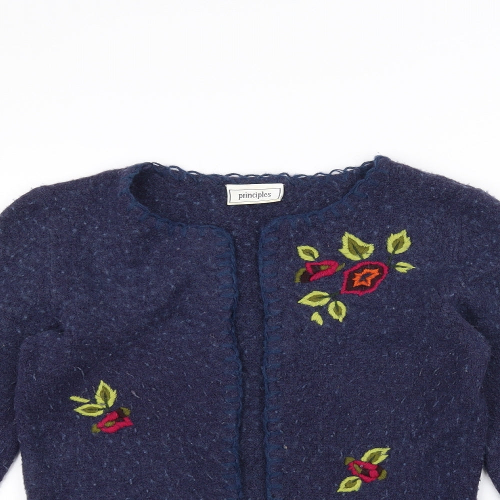 Principles Womens Blue   Jacket Coatigan Size 12