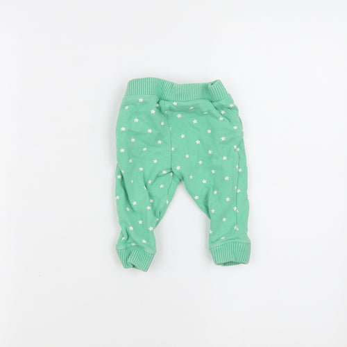 Mothercare Baby Green   Sweatpants Trousers Size 6-9 Months