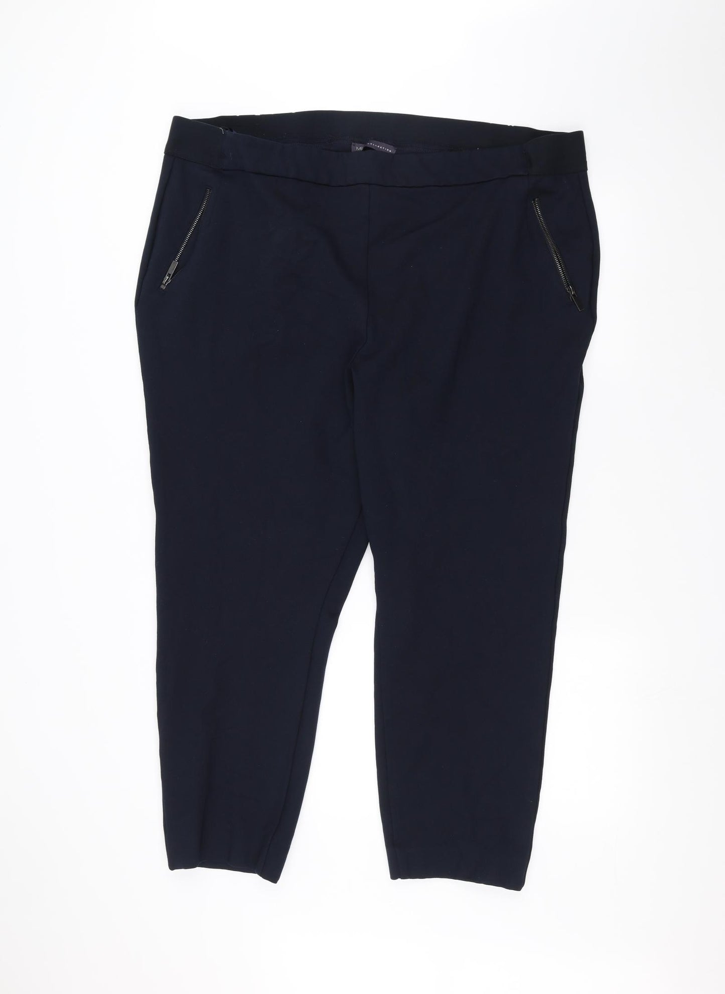 Marks and Spencer Womens Blue   Trousers  Size 26 L25 in