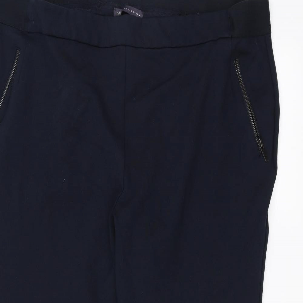 Marks and Spencer Womens Blue   Trousers  Size 26 L25 in