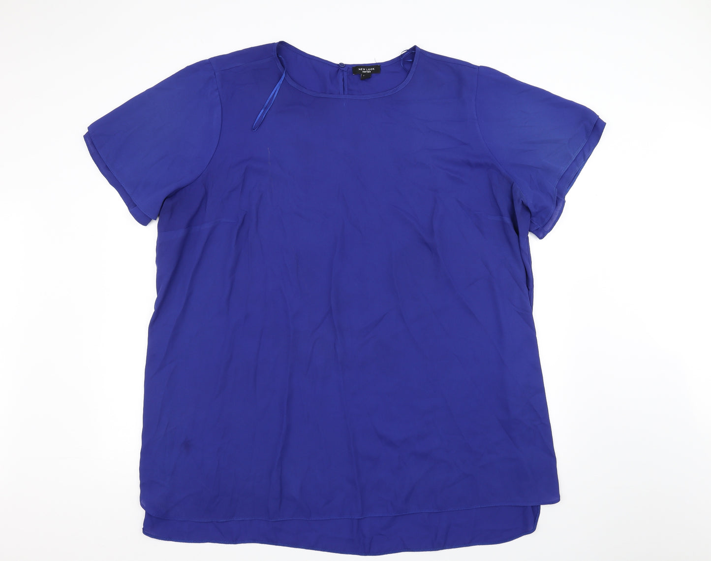 New Look Womens Blue   Basic Blouse Size 30