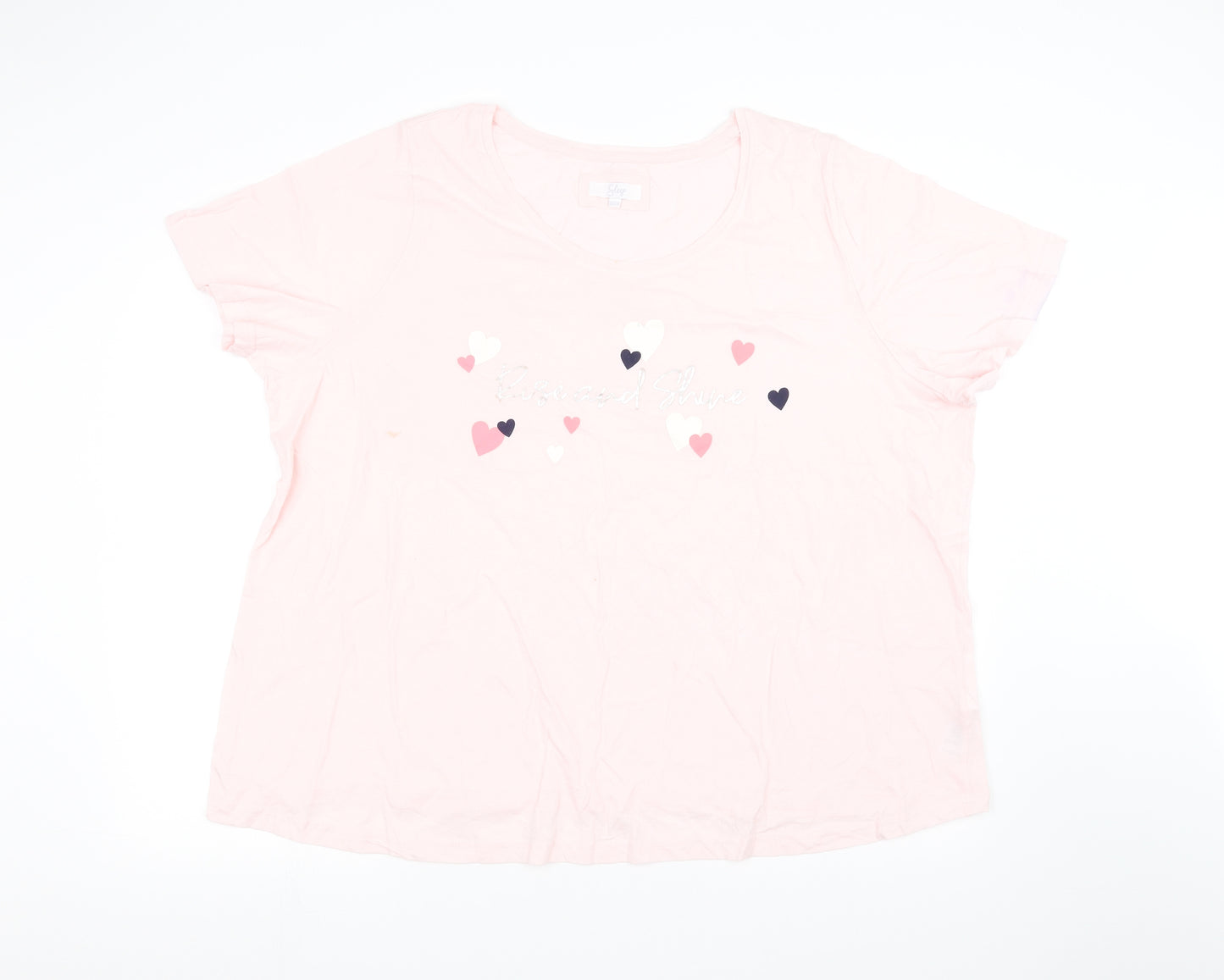 sleep Womens Pink   Basic T-Shirt Size 28