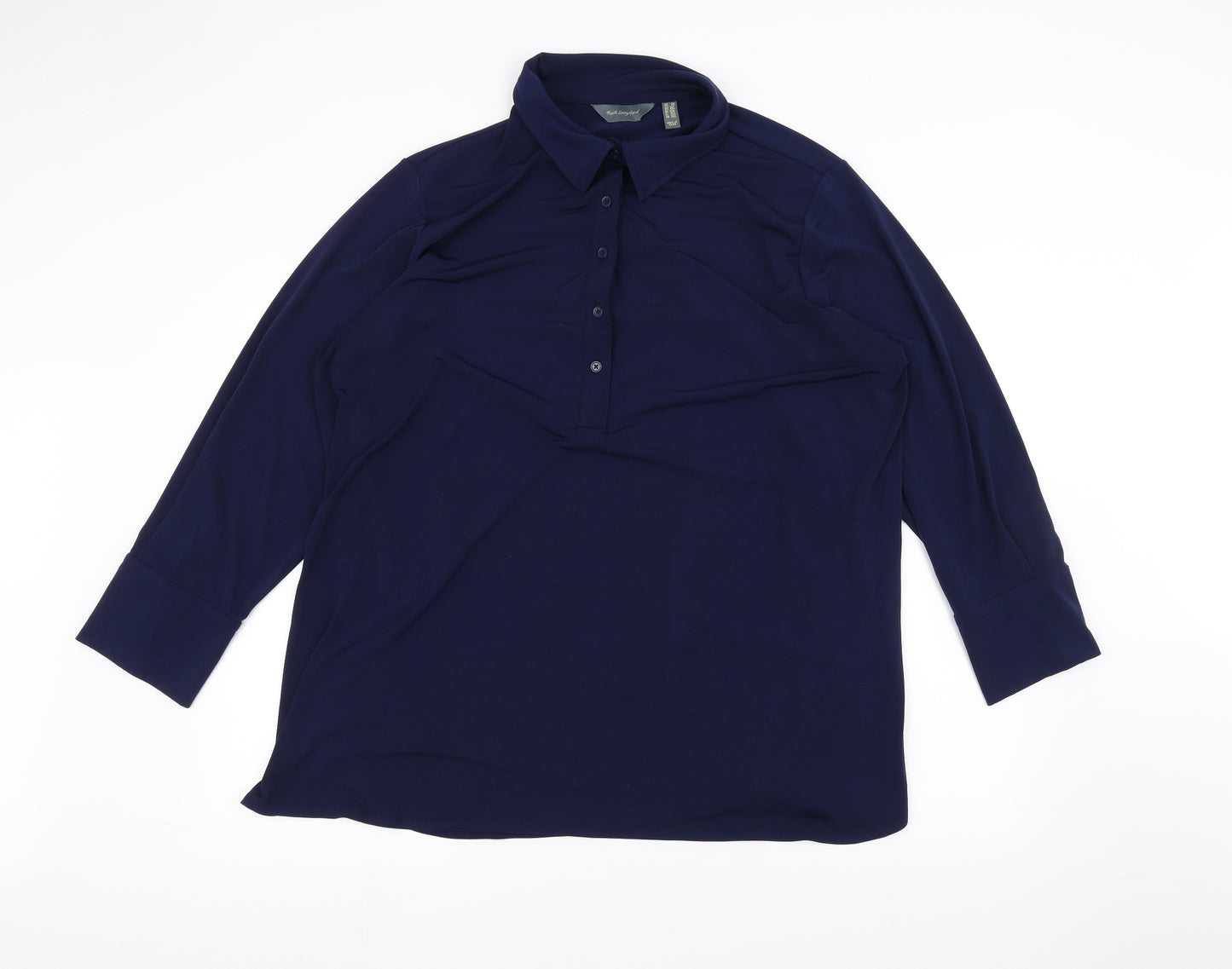 Ruth Langsford Womens Blue   Basic Polo Size 3XL