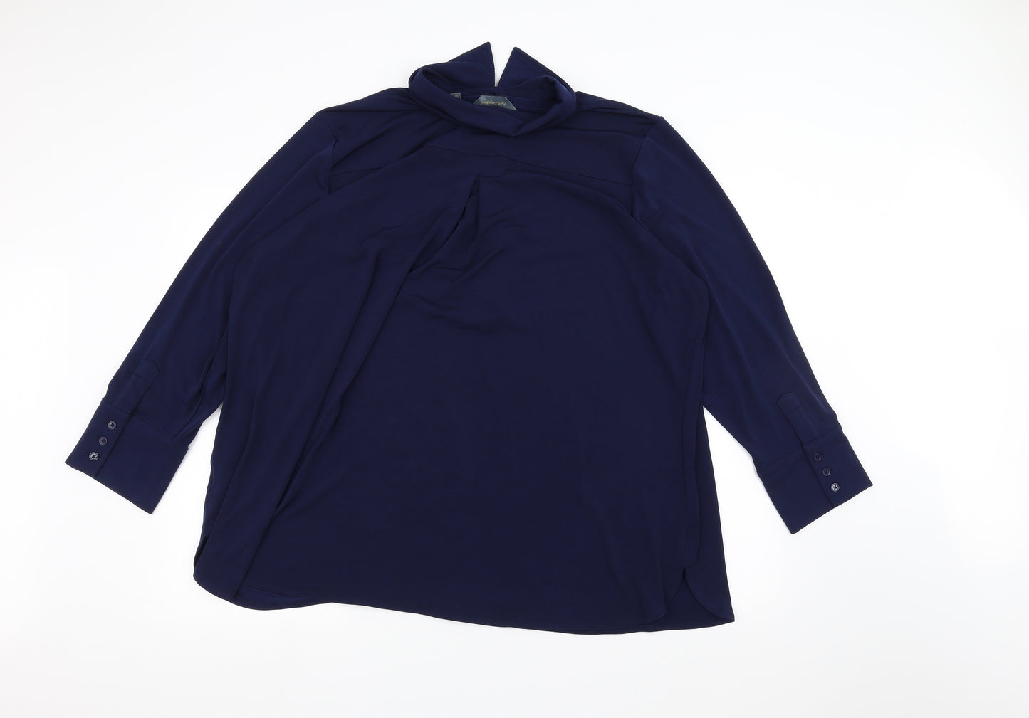 Ruth Langsford Womens Blue   Basic Polo Size 3XL
