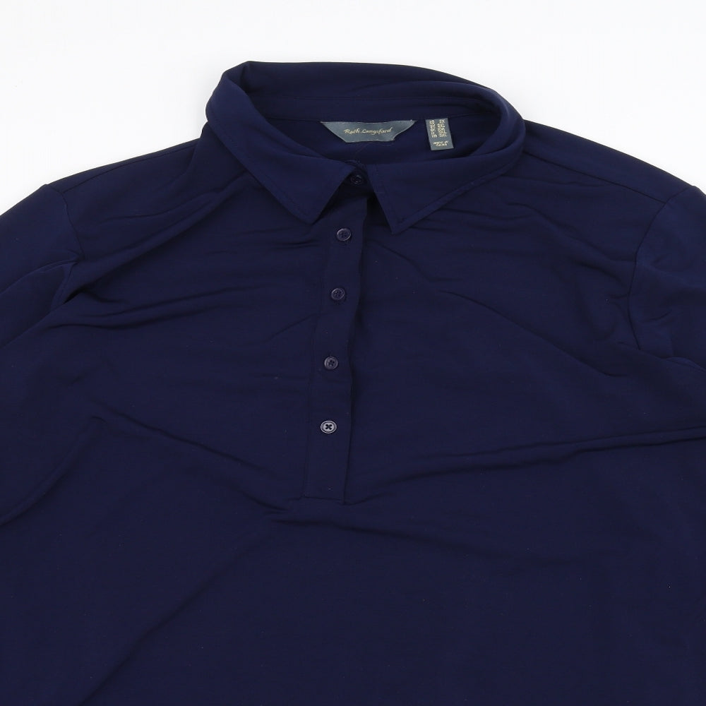 Ruth Langsford Womens Blue   Basic Polo Size 3XL