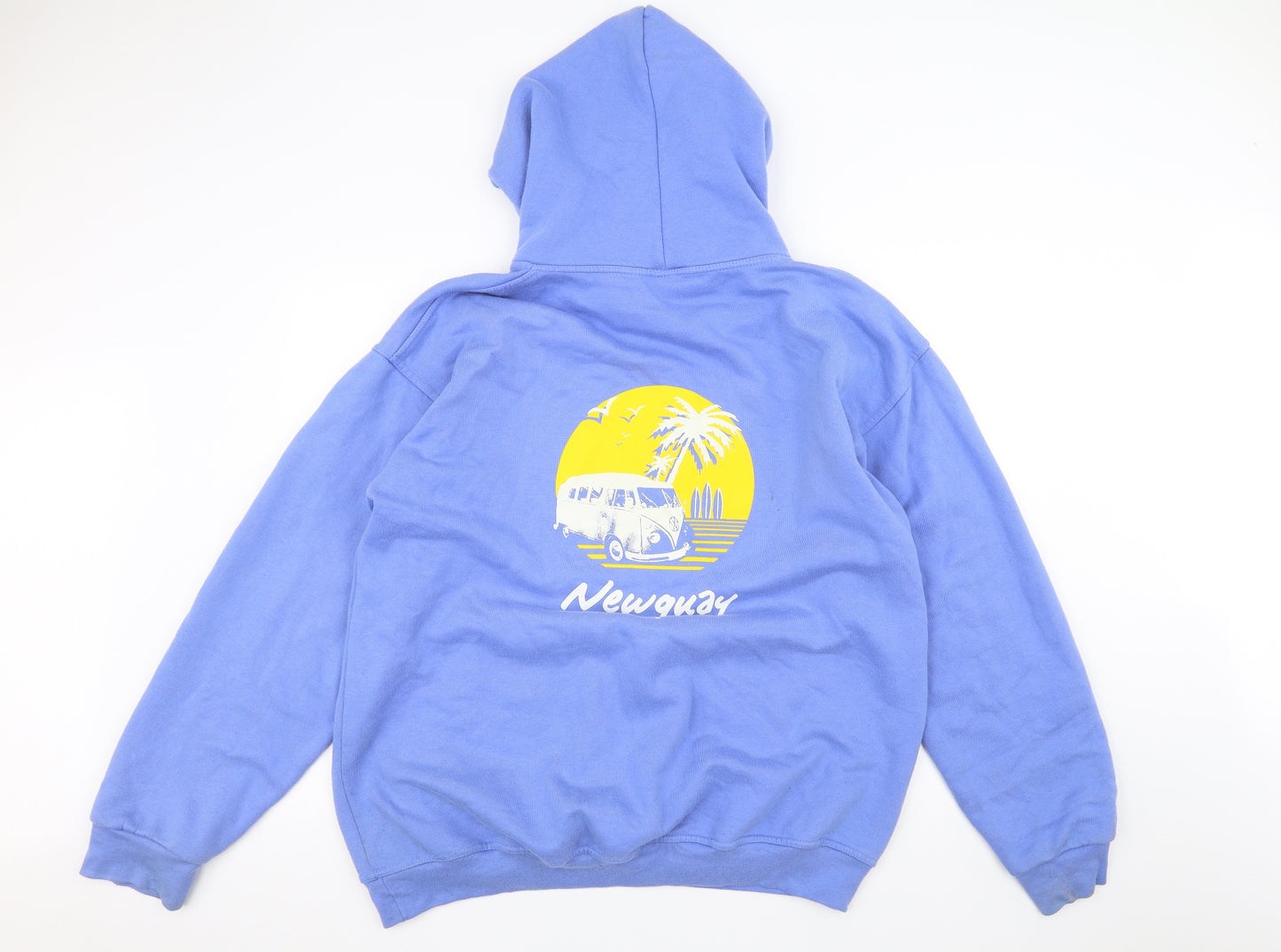 Hood Deluxe Mens Blue   Pullover Hoodie Size 2XL