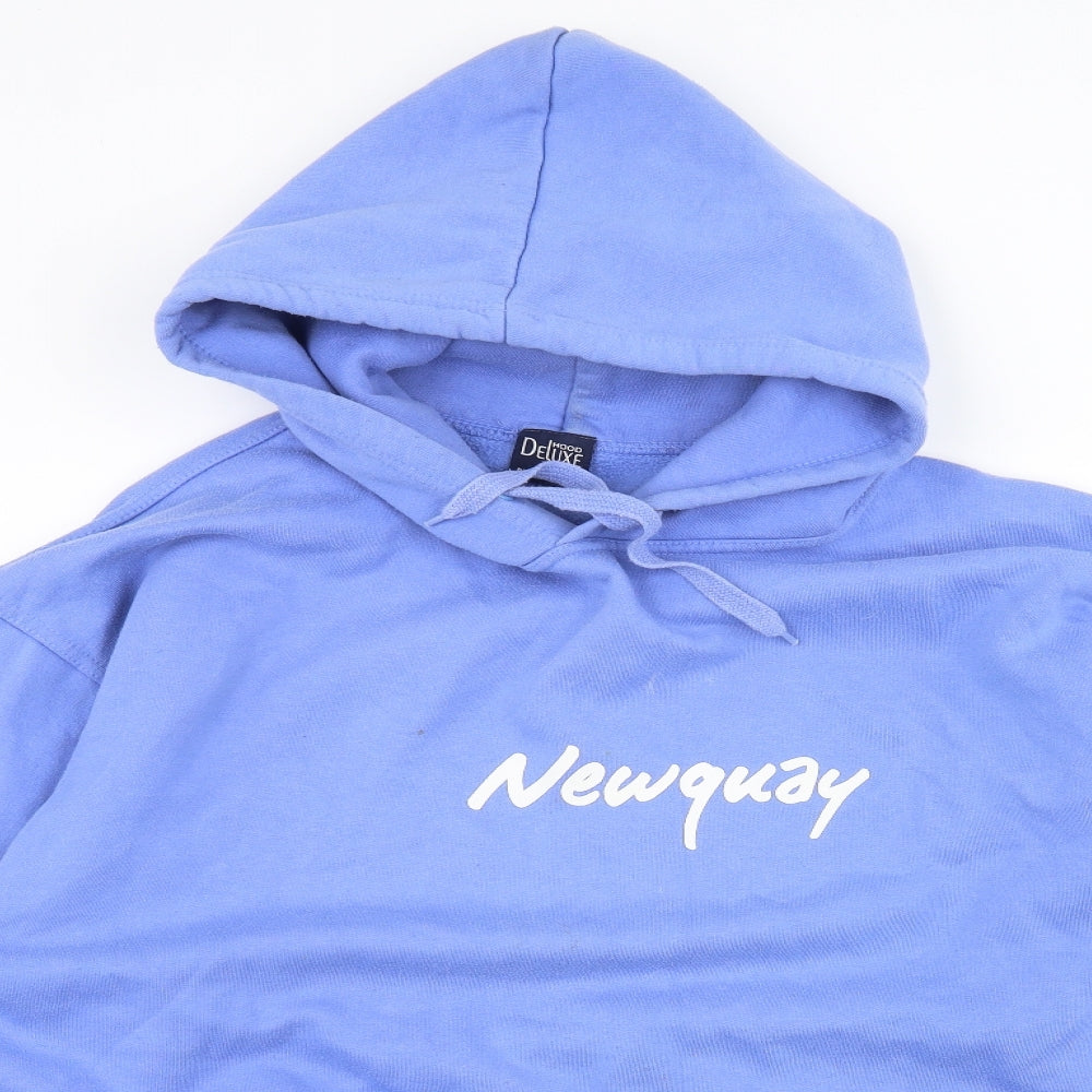 Hood Deluxe Mens Blue   Pullover Hoodie Size 2XL