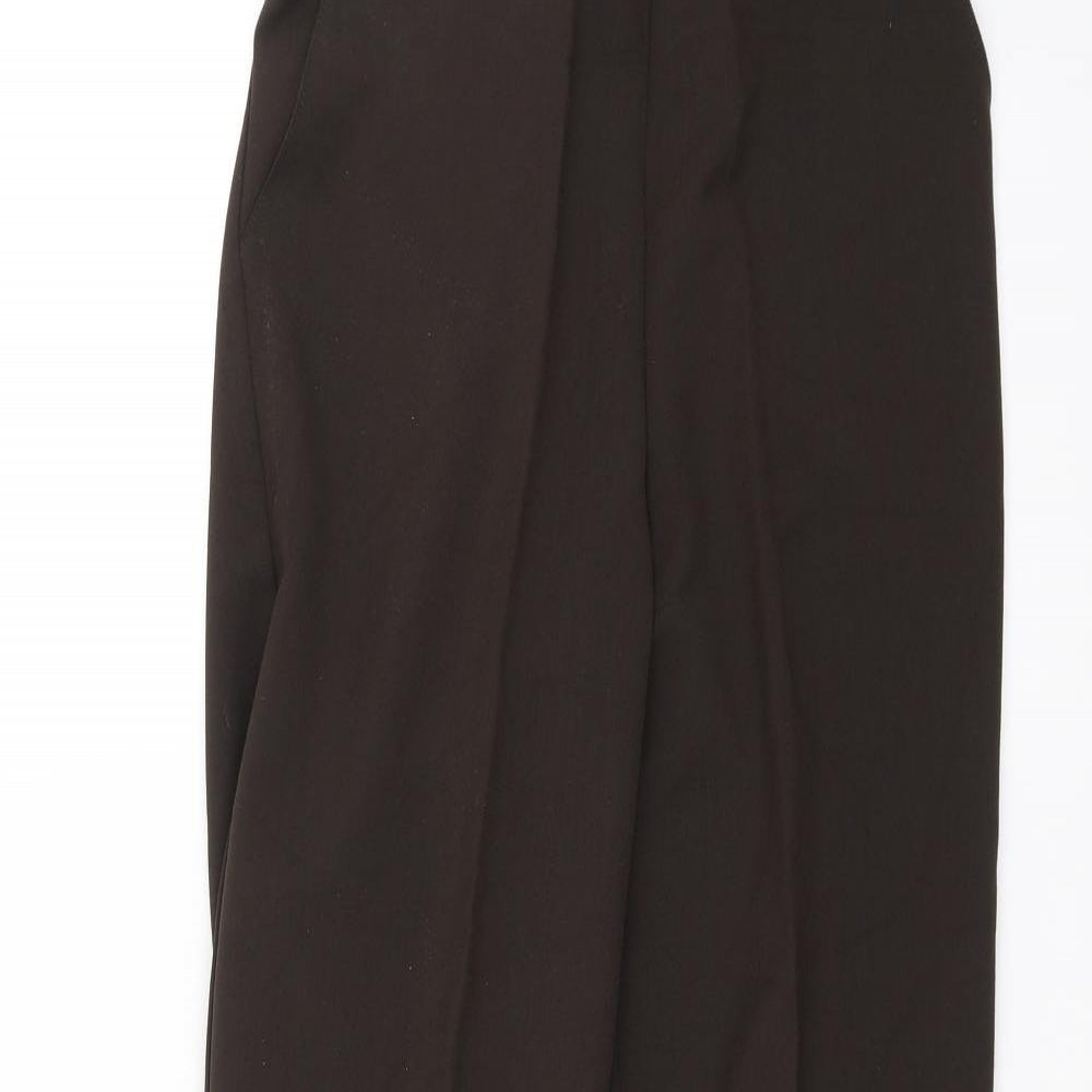 Classic Image Womens Brown   Trousers  Size 12 L28 in