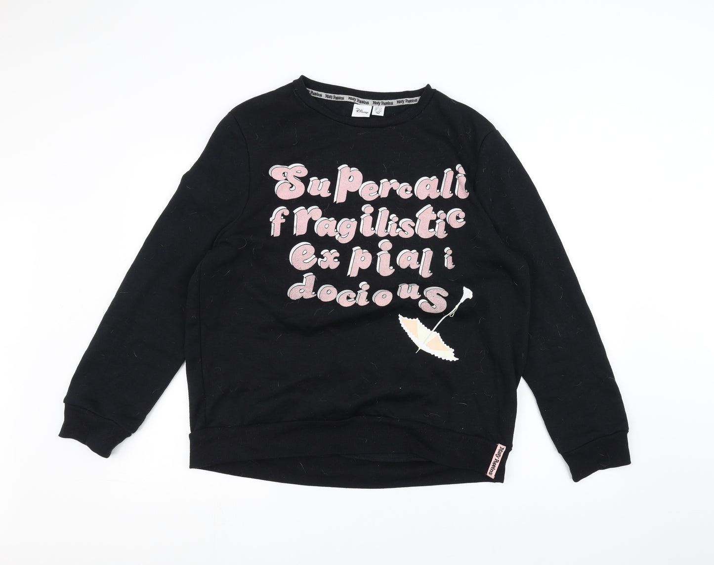DISN Womens Black   Pullover Jumper Size L  - Disney