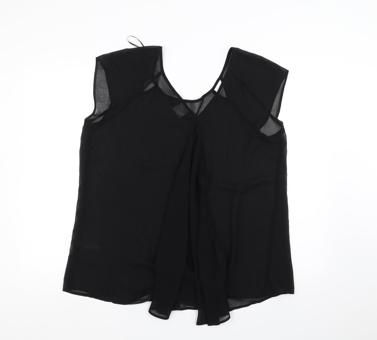 George Womens Black   Basic T-Shirt Size 18