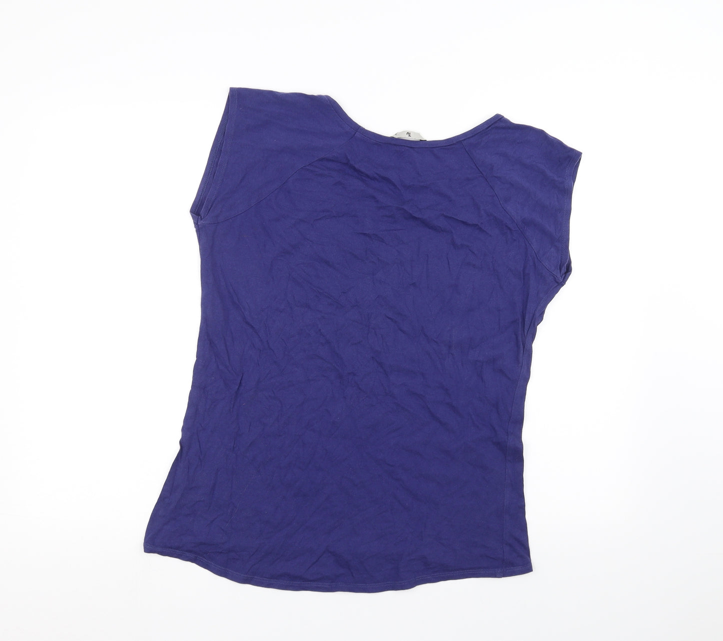TU Womens Purple   Basic T-Shirt Size 12
