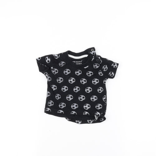 Primark Baby Black   Basic T-Shirt Size 3-6 Months