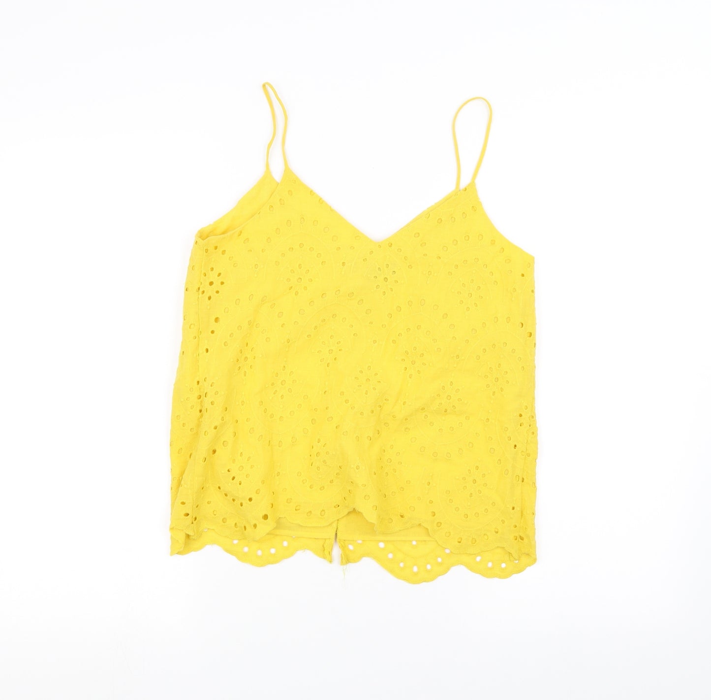 New Look Womens Yellow   Basic T-Shirt Size 8