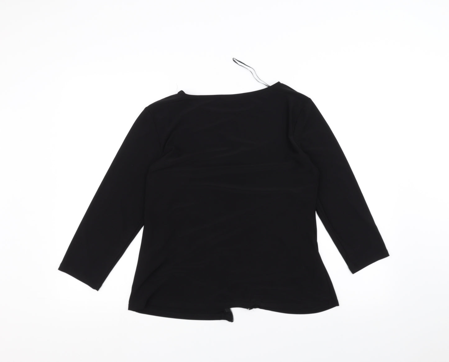 Roman Womens Black   Basic T-Shirt Size 14