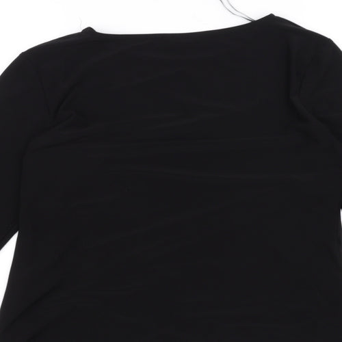 Roman Womens Black   Basic T-Shirt Size 14