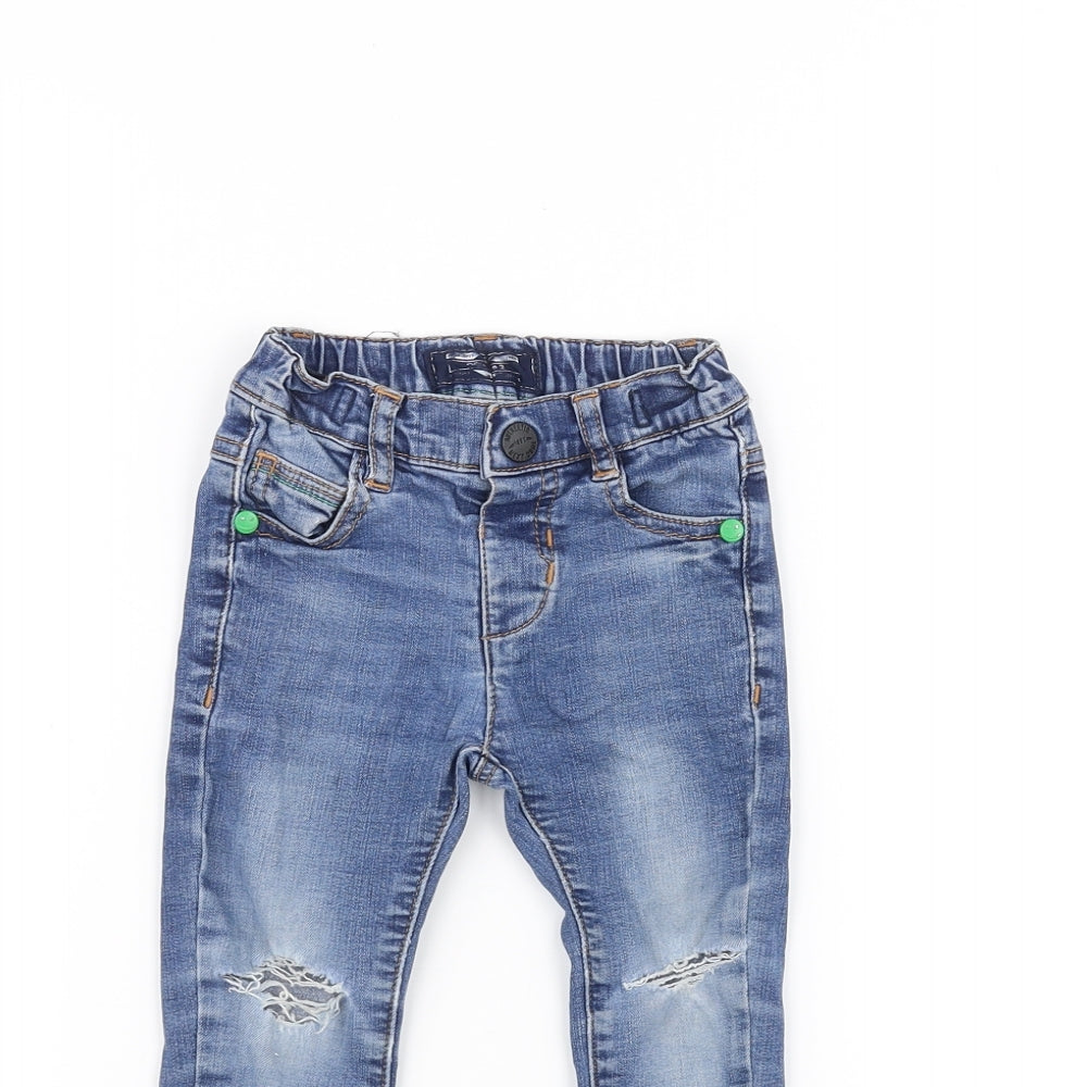 NEXT Baby Blue  Denim Jogger Jeans Size 9-12 Months