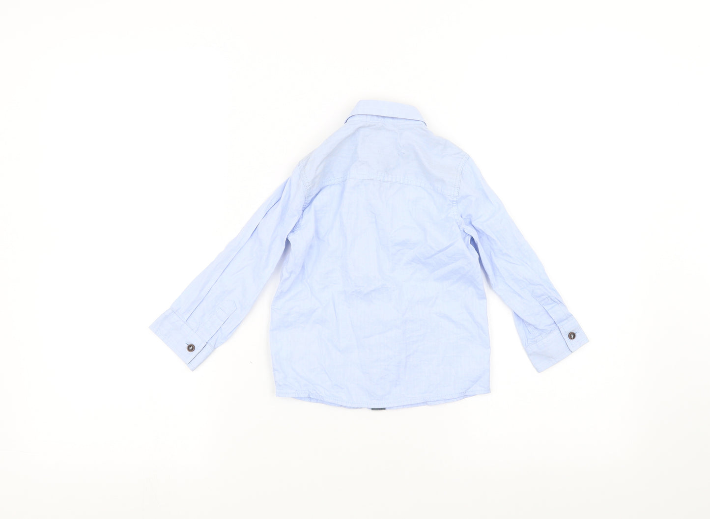 NEXT Baby Blue   Basic Button-Up Size 18-24 Months