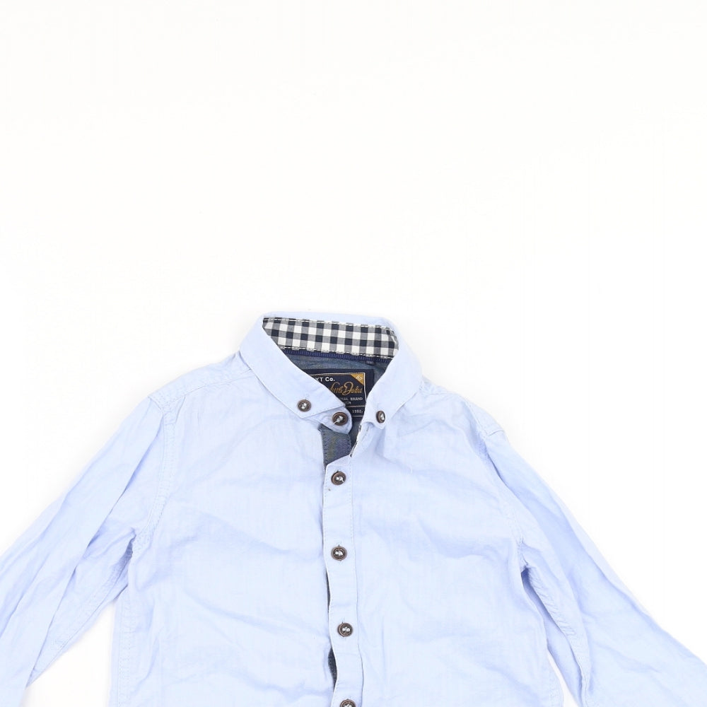 NEXT Baby Blue   Basic Button-Up Size 18-24 Months