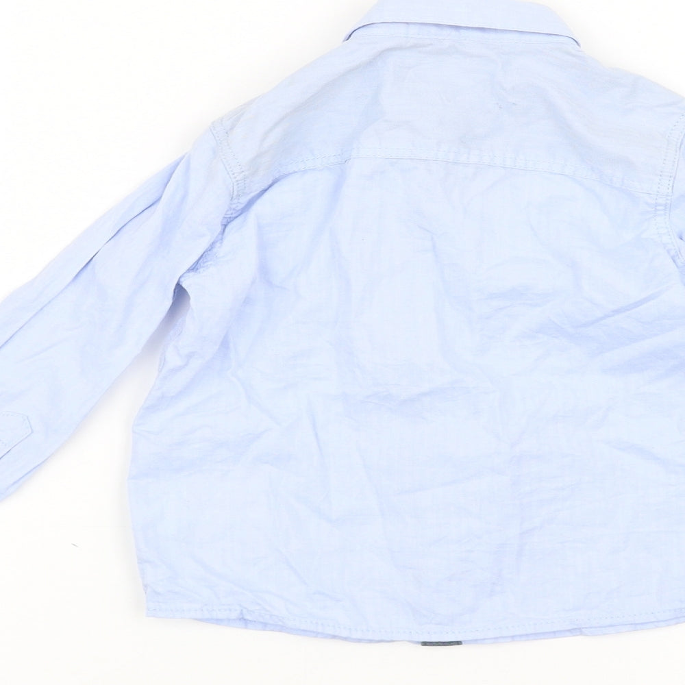 NEXT Baby Blue   Basic Button-Up Size 18-24 Months