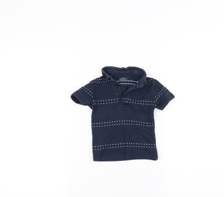 NEXT Baby Blue Basic Polo Size 6-9 Months