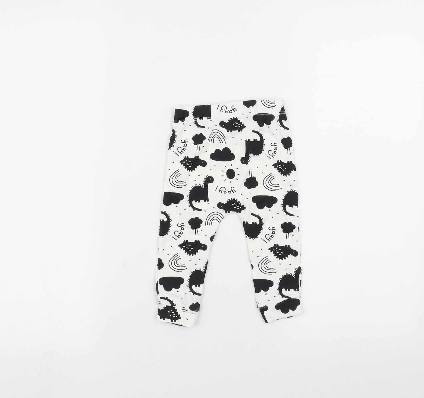 George Baby White   Sweatpants Trousers Size 6-9 Months