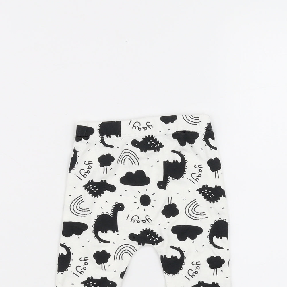 George Baby White   Sweatpants Trousers Size 6-9 Months