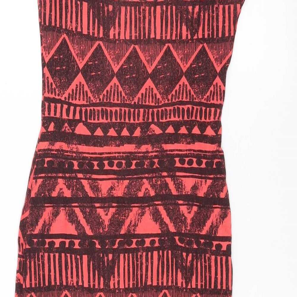 New Look Womens Red   Pencil Dress  Size 10