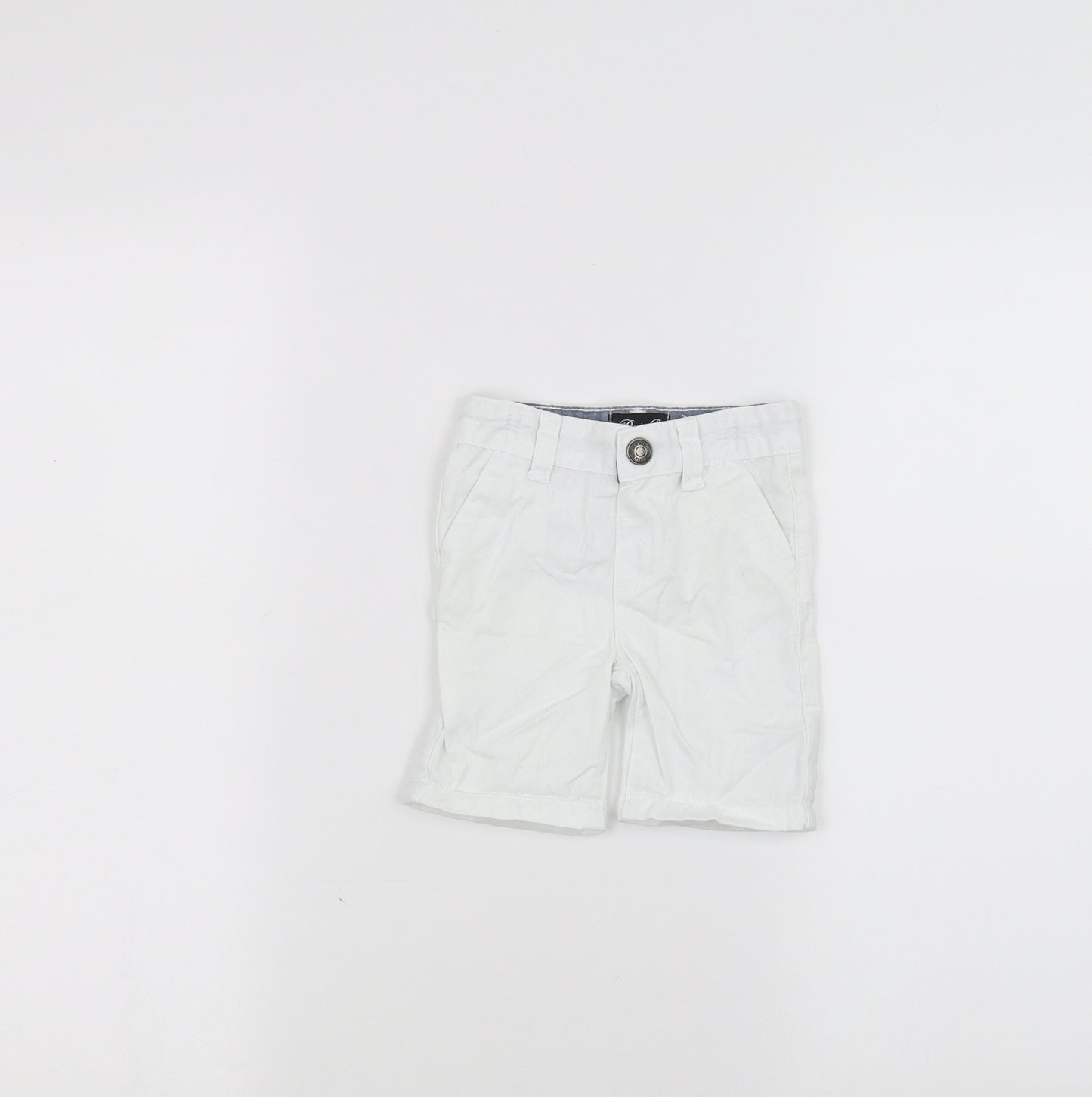 Denim & Co. Baby White   Cropped Trousers Size 3-6 Months