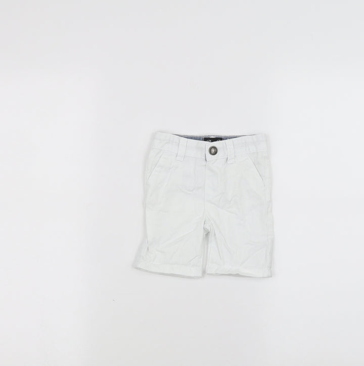 Denim & Co. Baby White   Cropped Trousers Size 3-6 Months