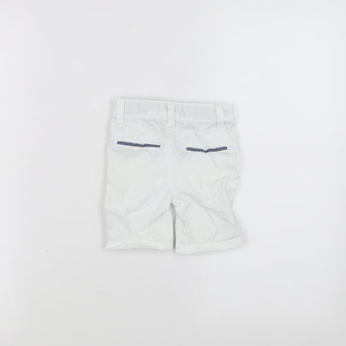Denim & Co. Baby White   Cropped Trousers Size 3-6 Months