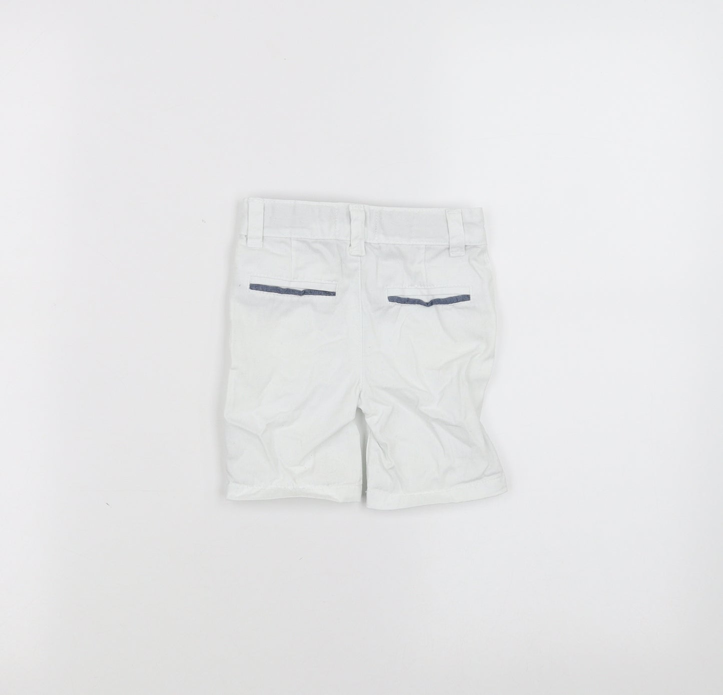 Denim & Co. Baby White   Cropped Trousers Size 3-6 Months