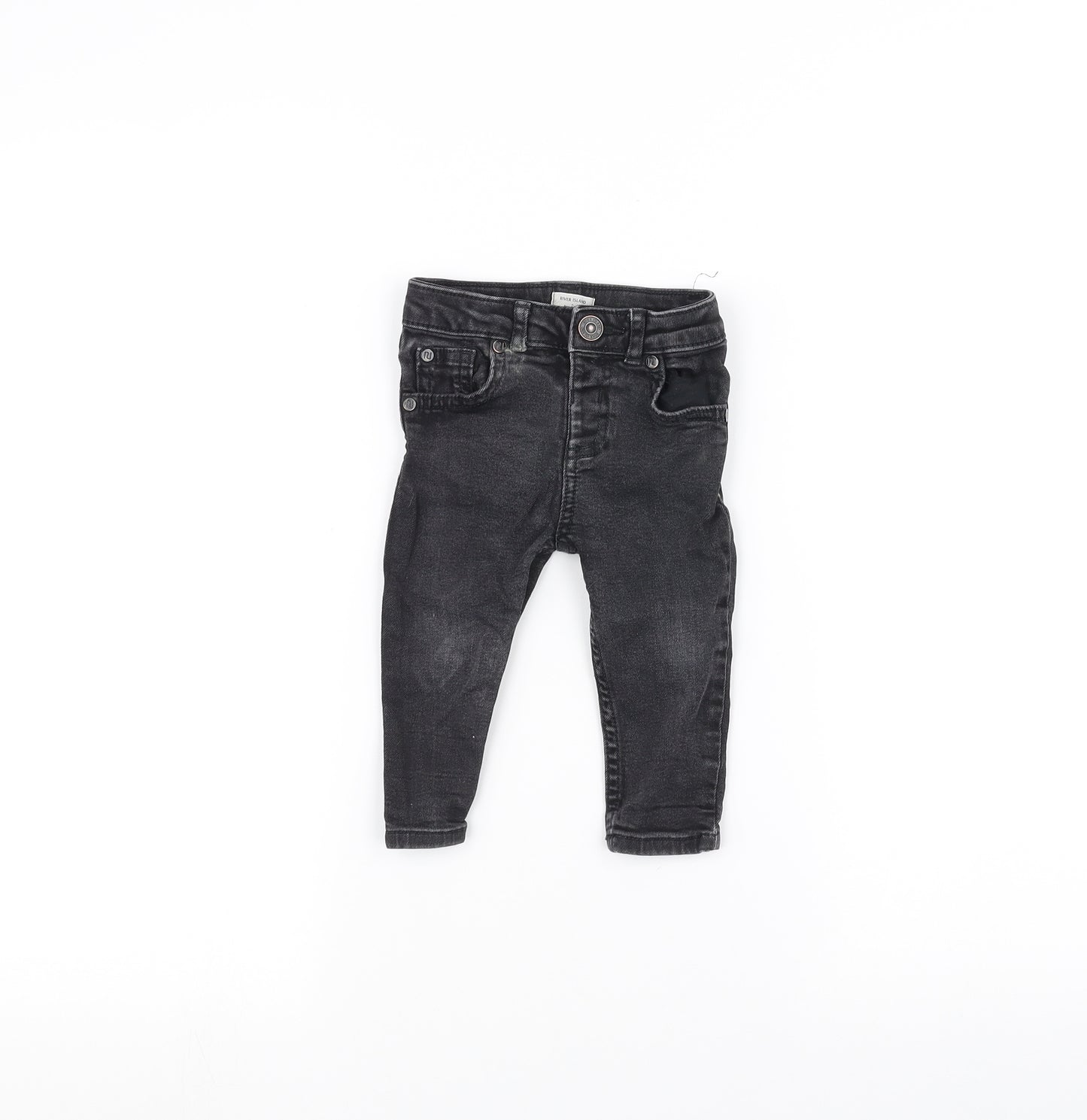River Island Baby Black   Jogger Jeans Size 6-9 Months