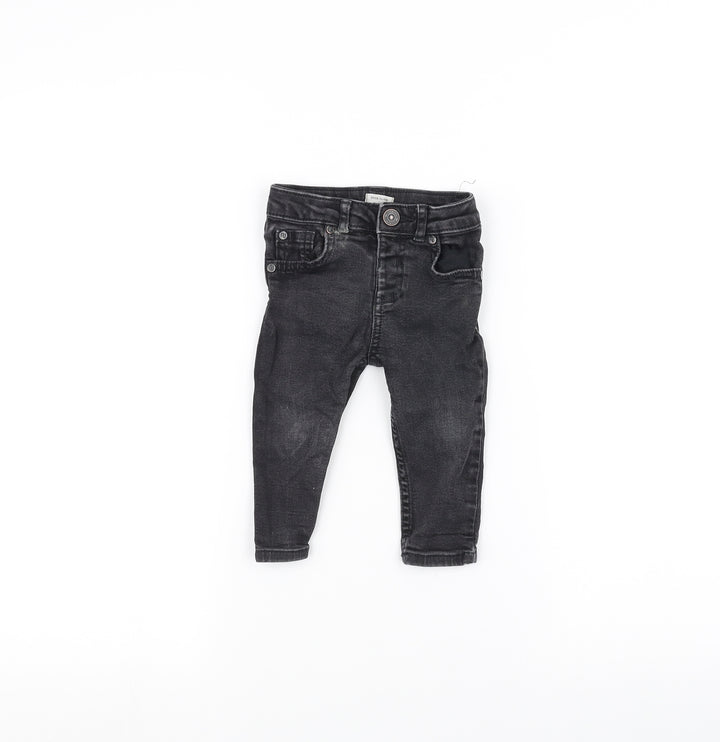 River Island Baby Black   Jogger Jeans Size 6-9 Months