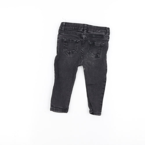 River Island Baby Black   Jogger Jeans Size 6-9 Months