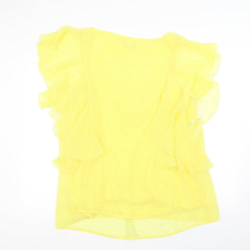 Dorothy Perkins Womens Yellow   Basic Blouse Size 20