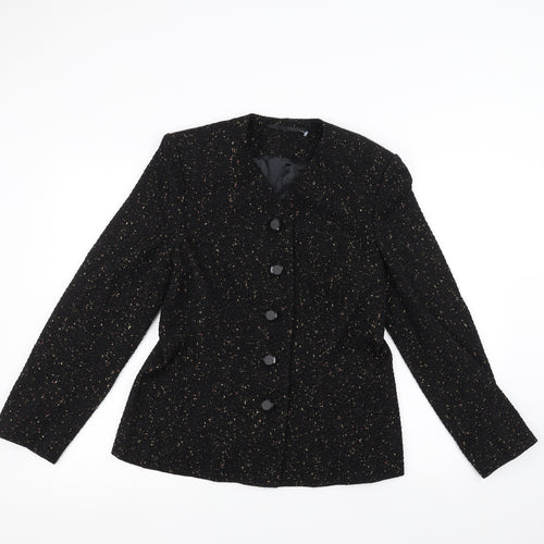 Preworn Womens Black   Jacket  Size 12