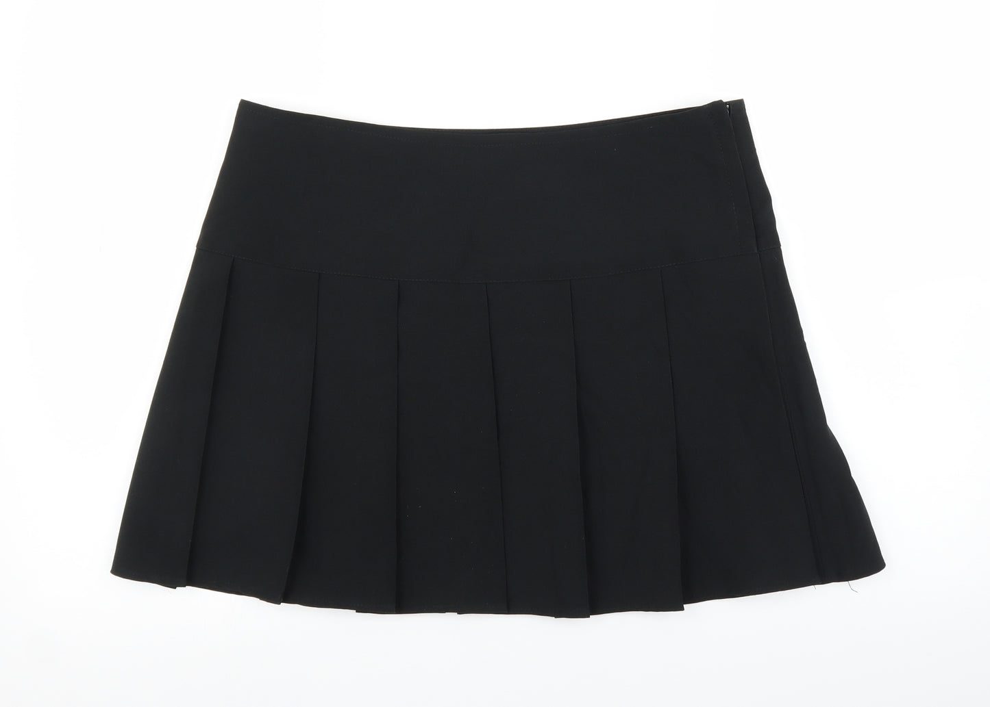 Preworn Womens Black   A-Line Skirt Size 14