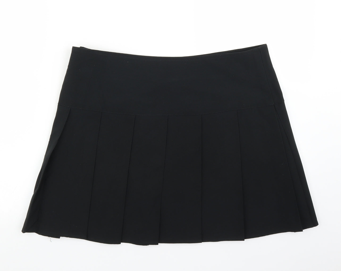 Preworn Womens Black   A-Line Skirt Size 14
