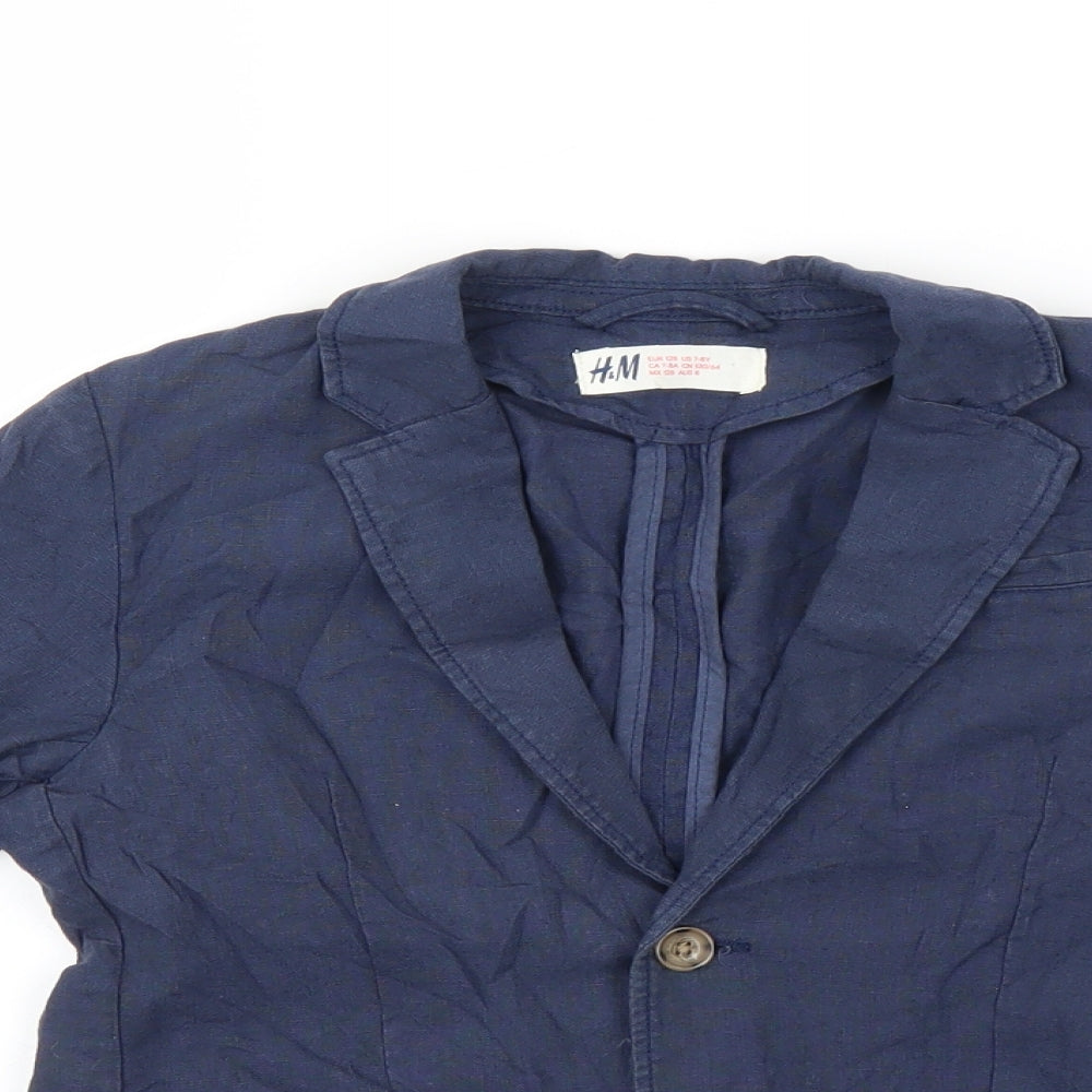 H&M Boys Blue   Jacket  Size 7-8 Years