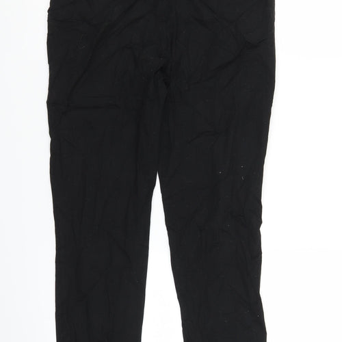 Preworn Womens Black   Trousers  Size 28 in L23 in