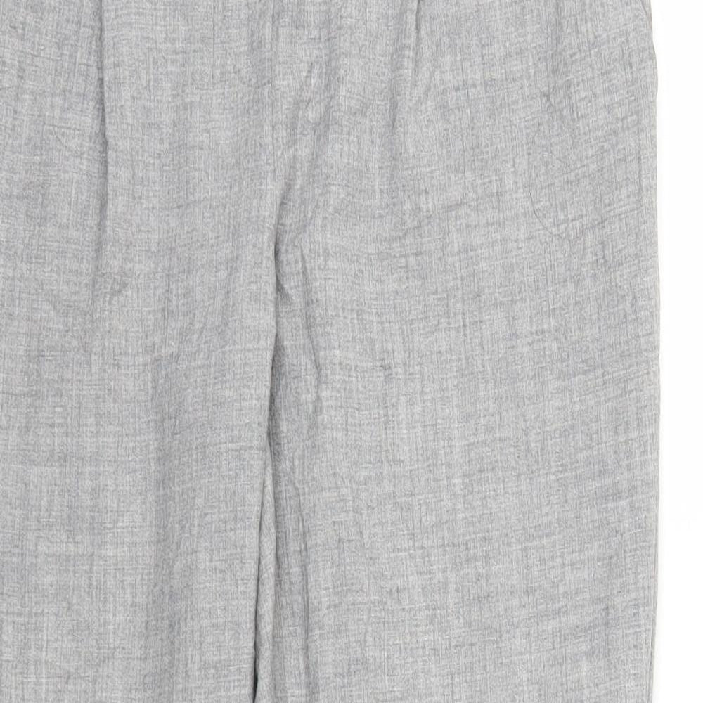 Papaya Womens Grey   Capri Trousers Size 8 L24 in