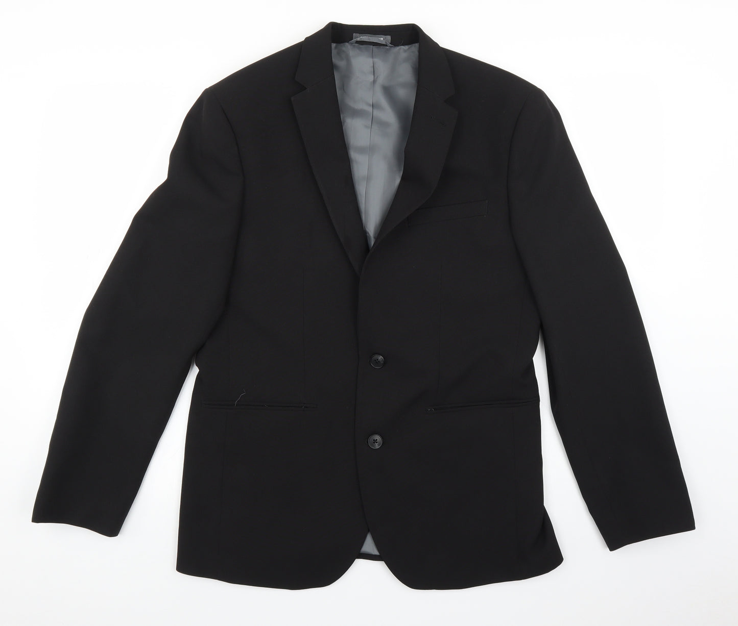 Primark Mens Black   Jacket Suit Jacket Size 38