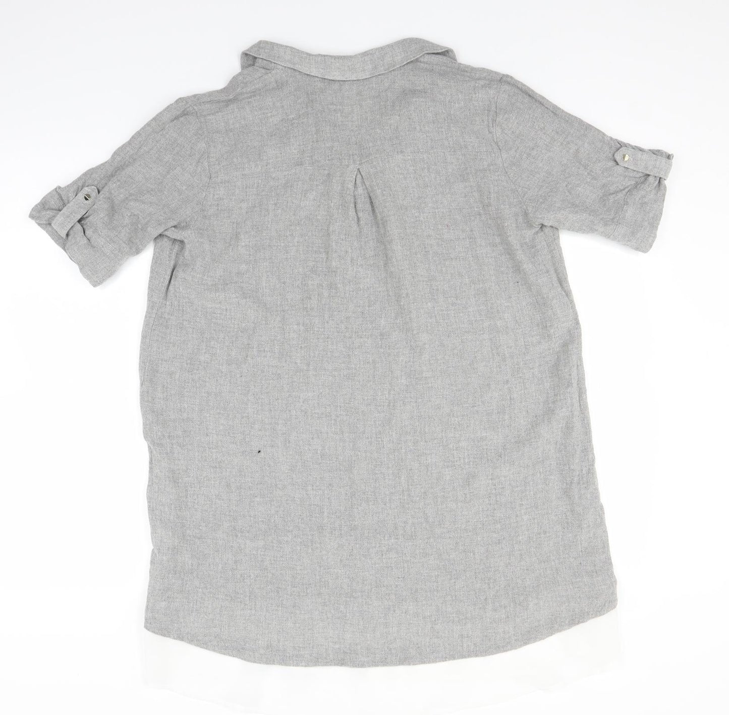 Zara Womens Grey   Basic Polo Size L