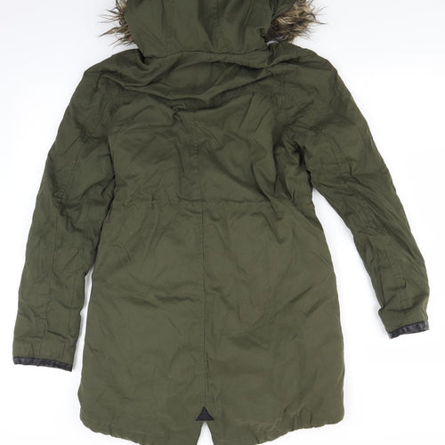 Atmosphere Womens Green   Parka Coat Size 6