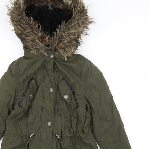 Atmosphere Womens Green   Parka Coat Size 6