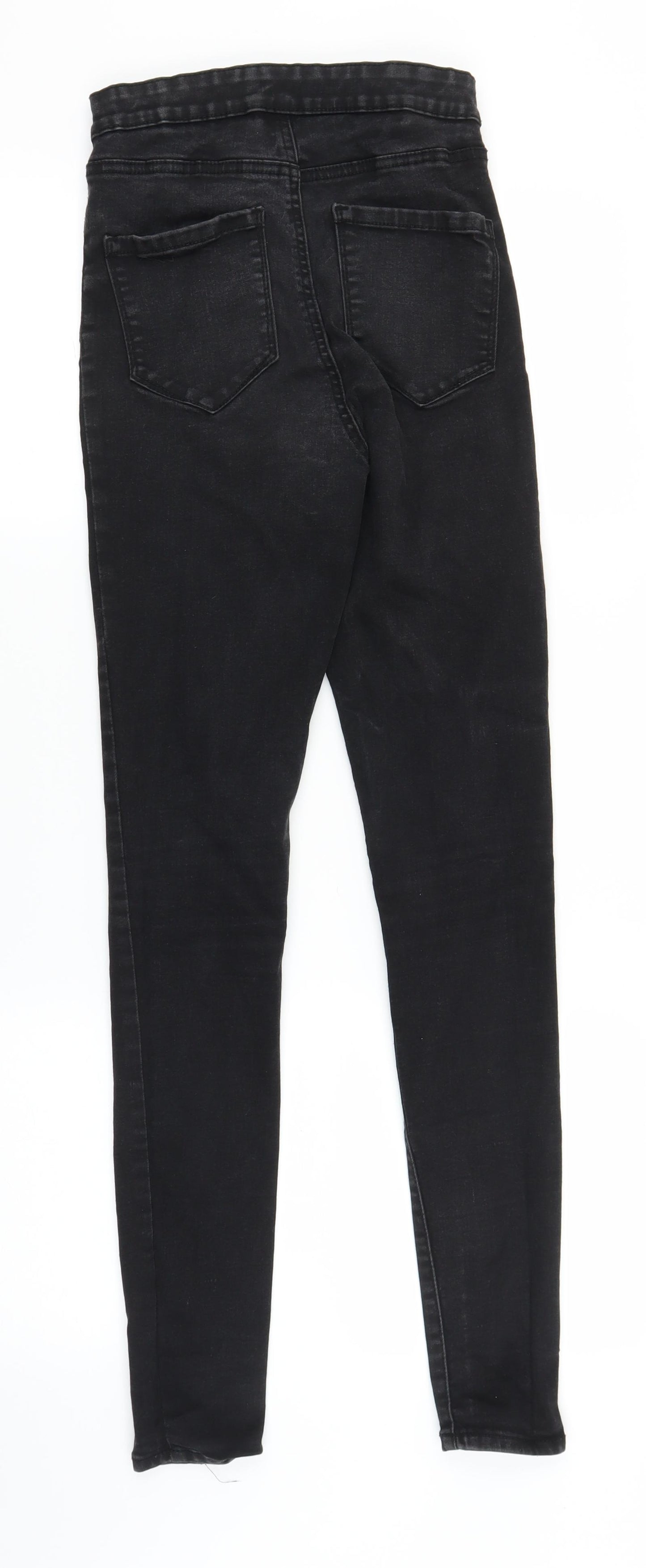 Denim & Co. Womens Black  Denim Skinny Jeans Size 10 L28 in