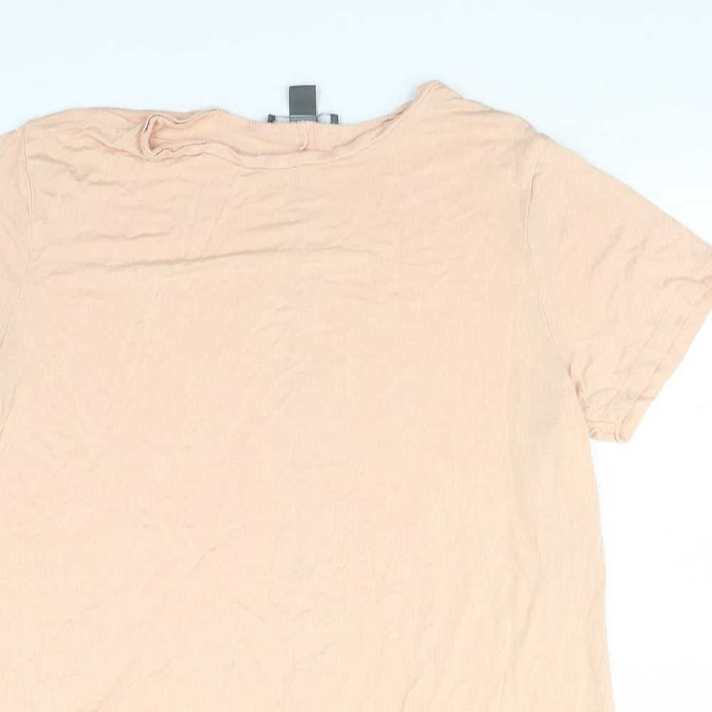 Primark Womens Beige   Basic T-Shirt Size S