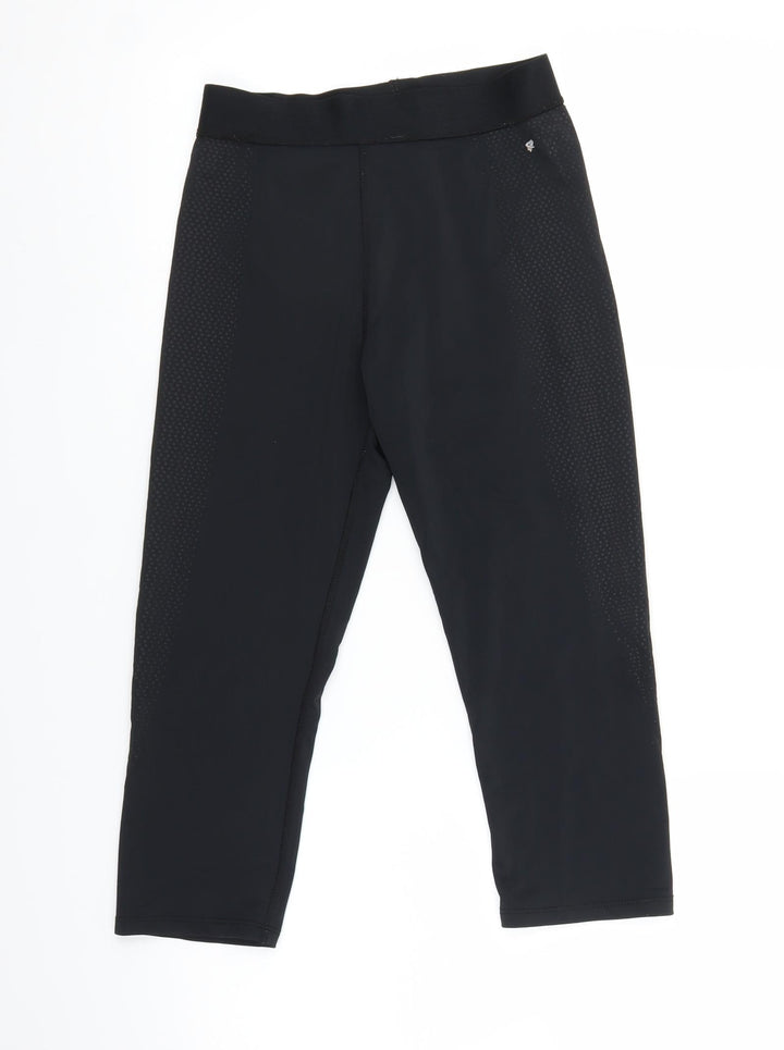 WORKOUT Womens Black Biker Shorts Size 10