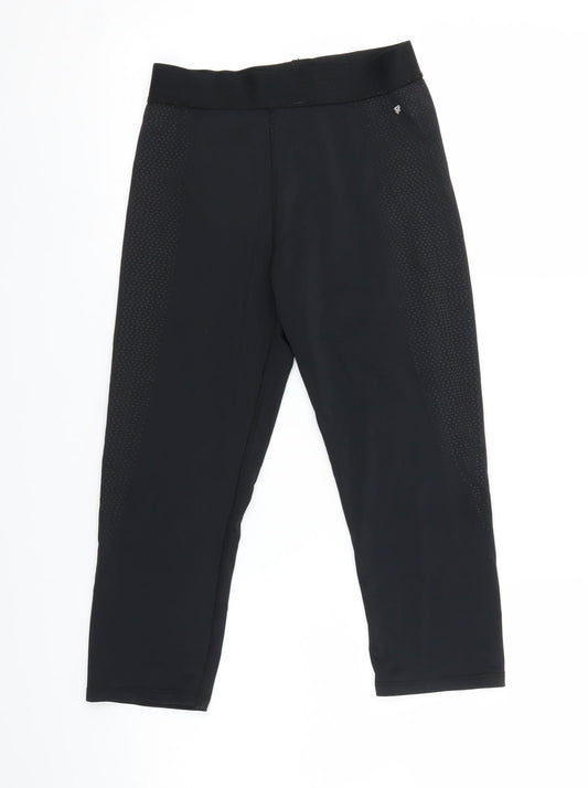 WORKOUT Womens Black   Biker Shorts Size 10