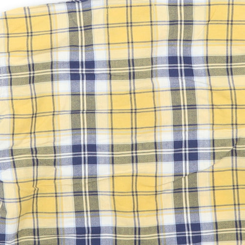 Timberland Boys Yellow Plaid  Basic Button-Up Size 18-24 Months